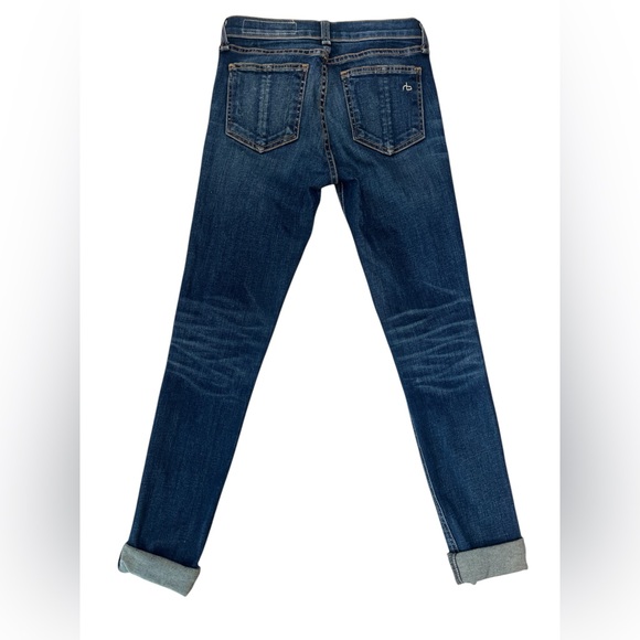 Rag & Bone Skinny Jeans Dark Wash Size 24 Cotton Blend NWOT - Picture 2 of 16